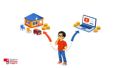 Artikel ini akan membantumu memahami komponen biaya kursus bahasa Inggris, perbedaan harga antar jenis program, serta cara menilai mana yang benar-benar “worth it” untuk jangka panjang.