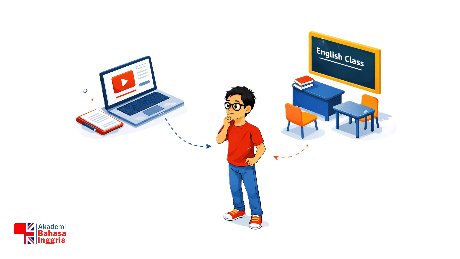 Diantara banyak pilihan metode belajar bahasa Inggris, sesuaikan dengan kebutuhan dan targetnya