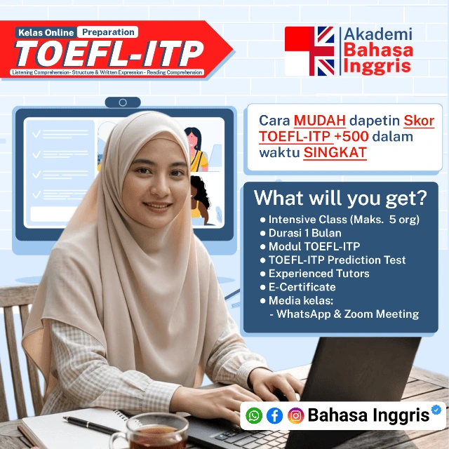 Kelas Online - TOEFL ITP