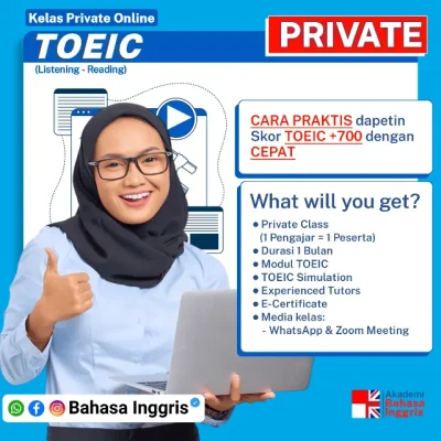 Kelas Online - TOEIC PRIVATE