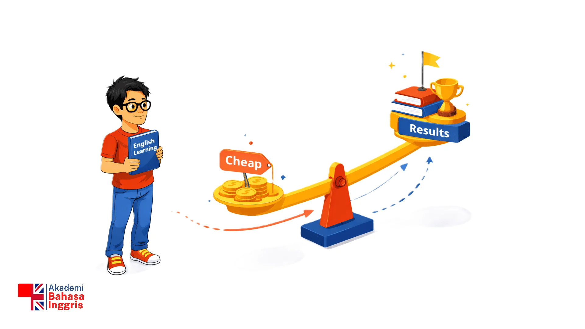 Biaya kursus bahasa Inggris memang penting, tapi jangan sampai murah di awal justru membuatmu rugi waktu karena hasilnya tidak terasa